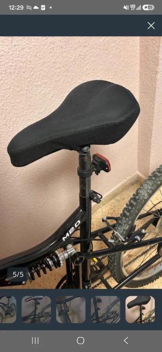 Bicicleta de Montaña Negra
