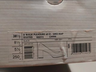Scarpe Geox donna tacco nero