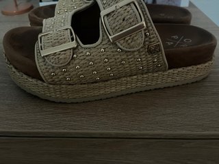 Sandalias Popa Beige/Marrón Talla 38