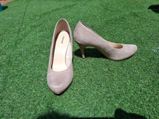 Zapatos de tacón Graceland beige talla 41-42