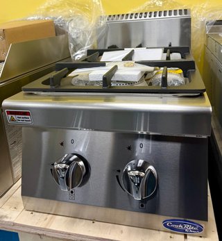 Cucina a gas professionale 2 fuochi 14 kW nuova