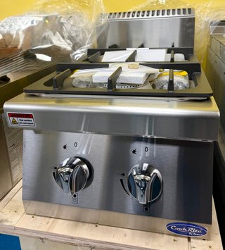 Cucina a gas professionale 2 fuochi 14 kW nuova