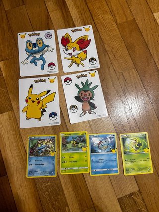 Lote de cartas Pokémon