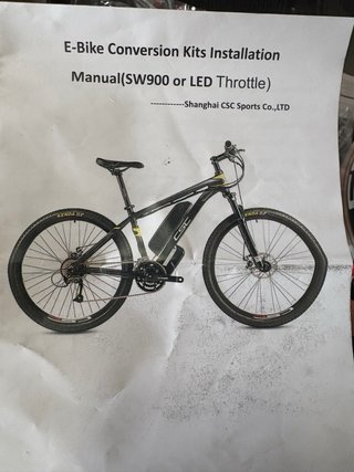 Kit Modificación Bicicleta Eléctrica