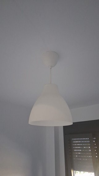 Lámpara colgante blanca
