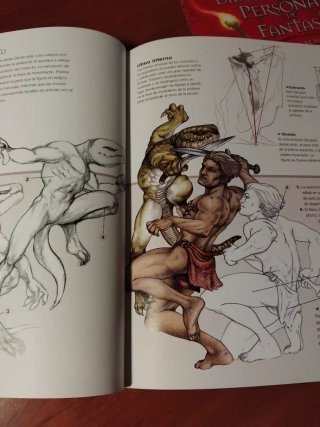 Libro ANATOMÍA DIBUJANTES DE FANTASIA