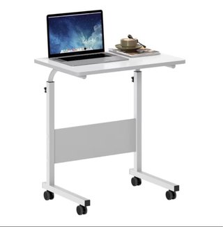 Mesa auxiliar regulable con ruedas 60x40 cm NUEVA
