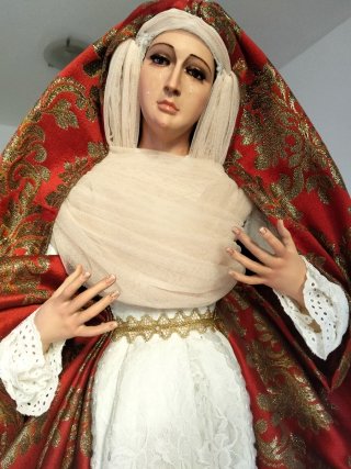 OFERTA Virgen Dolorosa de vestir