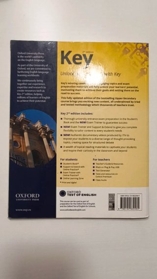 Key to Bachillerato 1r Curso. Student's Book