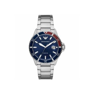 Reloj Emporio Armani Azul y Plateado