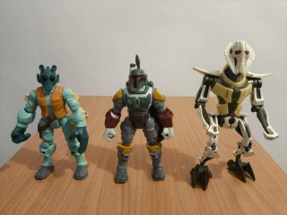 Lote de 3 Figuras Star Wars Hero Mashers.
