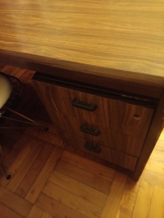 Tavolo Direzione Grande con Cassetti in Legno