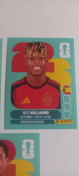 3 Cromos Espanha Mundial 2026