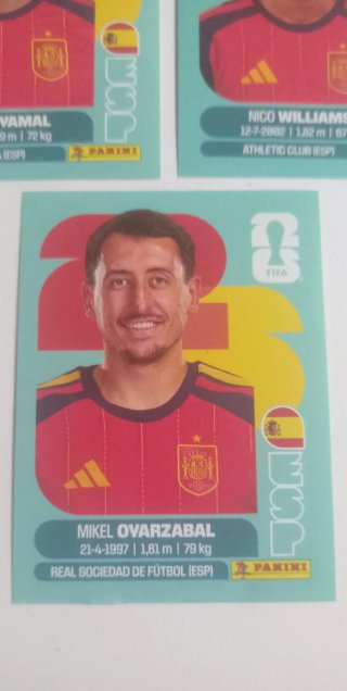 3 Cromos Espanha Mundial 2026