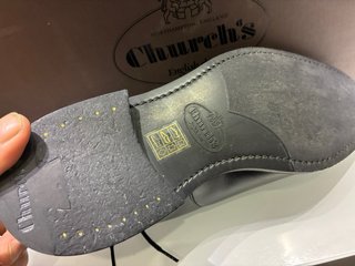 Church's Consul Scarpe Uomo Pelle Nere 41,5 (75)
