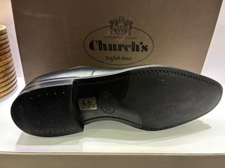 Church's Consul Scarpe Uomo Pelle Nere 41,5 (75)