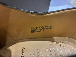 Church's Consul Scarpe Uomo Pelle Nere 41,5 (75)