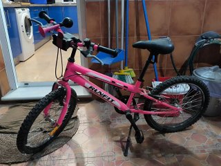 Bicicleta RUNFIT niña rosa