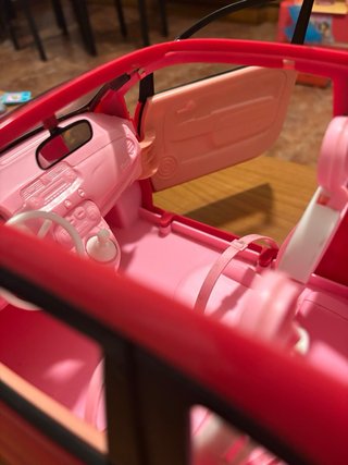 Coche Fiat Barbie Rosa