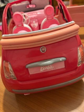 Coche Fiat Barbie Rosa