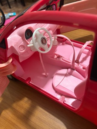 Coche Fiat Barbie Rosa