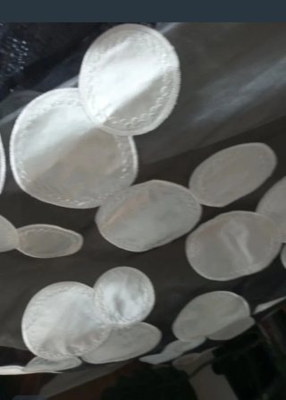 Vestido de fiesta lunares blanco y negro