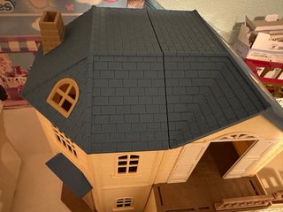 Casa Sylvanian Families tejado azul