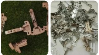 Lote Bisagras y Accesorios Cortinas