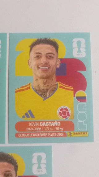 3 Cromos Colômbia Mundial 2026