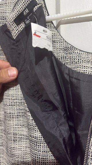 Vestido H&M Gris