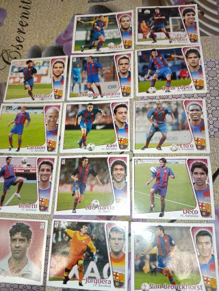 Cromos Liga 2004-05 FC Barcelona