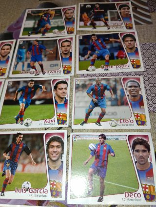 Cromos Liga 2004-05 FC Barcelona