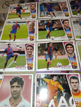 Cromos Liga 2004-05 FC Barcelona