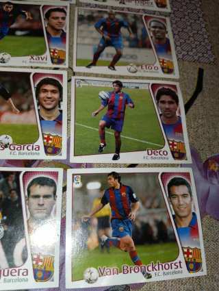 Cromos Liga 2004-05 FC Barcelona