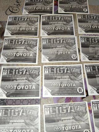 Cromos Liga 2004-05 FC Barcelona