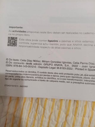 Lingua Galega e Literatura, 1 ESO, Operación mundo