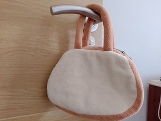 Peluche canguro con bebé y bolso