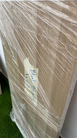 Tablero escritorio IKEA efecto roble 140x60