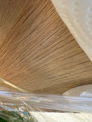 Tablero escritorio IKEA efecto roble 140x60
