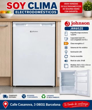 Frigorífico Johnson JRR85ZE bajo encimera