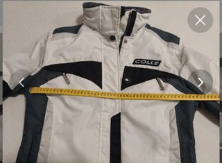 Giacca da sci donna. Bianco nero grigio. Colle.