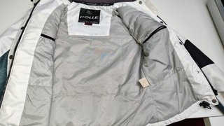Giacca da sci donna. Bianco nero grigio. Colle.