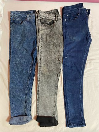 Pantalones Lefties Hombre Azul y Gris