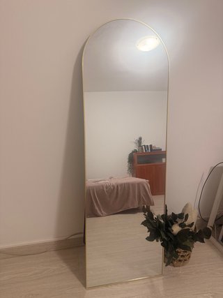 Espejo NEUWEABY Arco Dorado 162x53