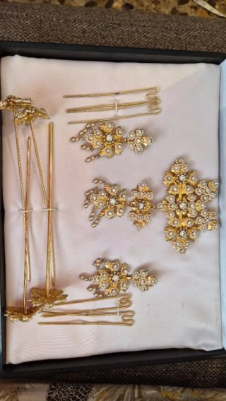 Aderezo de Fallera Oro y Plata