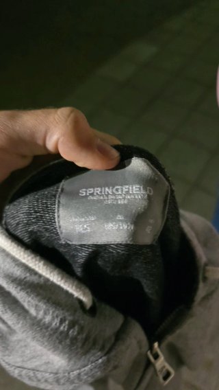 Sudadera Springfield sucia