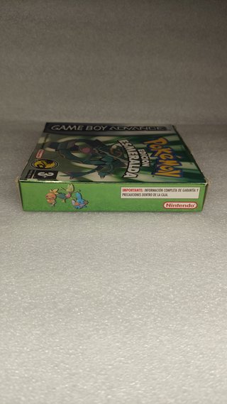 🇪🇸 Caja Pokémon Edición Esmeralda GBA Original