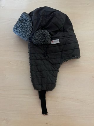 Gorro Ushanka Invierno 3M T Negro Gris