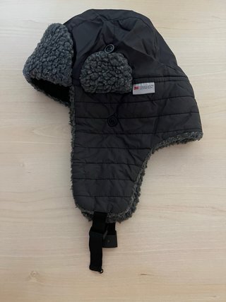 Gorro Ushanka Invierno 3M T Negro Gris