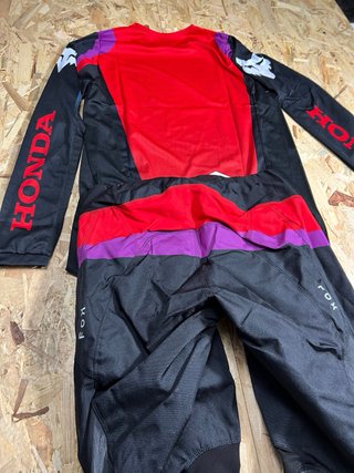 Traje Motocross Honda Fox Negro